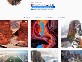 20K USA Travel Instagram Account for Sale