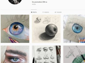 25K Art Drawings Instagram Account for Sale