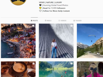 50K Luxury Travel Instagram Account for Sale