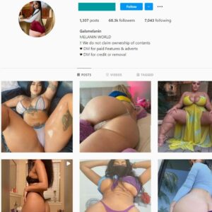 68K Melanin Models Instagram Account for Sale