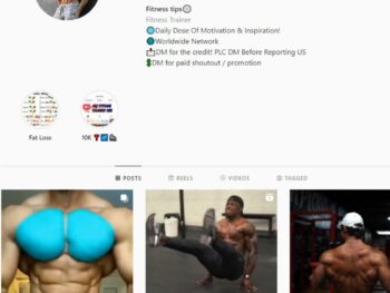 Buy Gym Fitness Instagram Account with 99K Followers