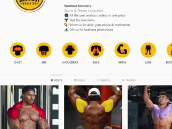 Buy Gym Workout Instagram Account with 170K Followers