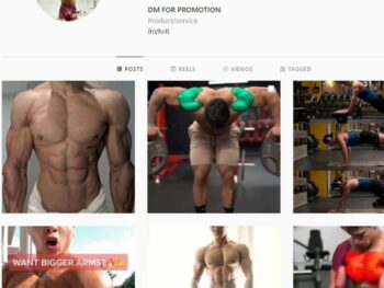 Buy Male Fitness Instagram Account with 23K Followers