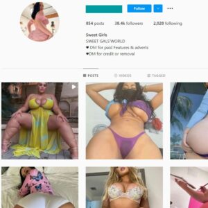 Buy Sweet Models Instagram Account with 38K Followers