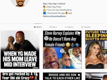 10K Hip Hop Rap Culture Instagram Account for Sale