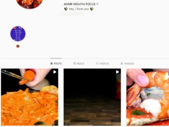 119K Food ASMR Instagram Account for Sale