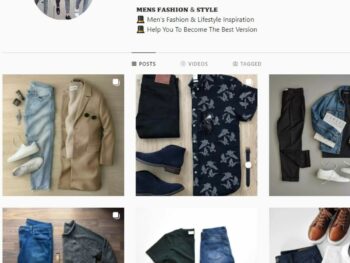 13K Men's Fashion / Style Instagram Account for Sale