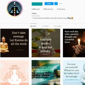 150K Buddhism Spiritual Instagram Account for Sale