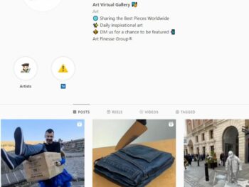170K Art Gallery Instagram Account for Sale