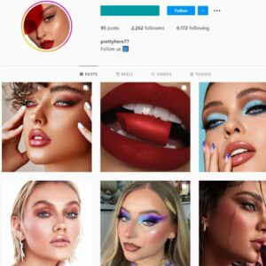 2K Makeup Style Instagram Account for Sale