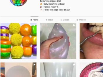 2K Satisfying Videos Instagram Account for Sale