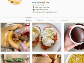 690K Cook Tasty Food Instagram Account for Sale