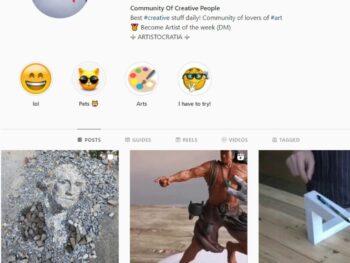 710K Creative Art Instagram Account for Sale