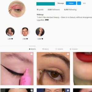 8K Makeup Beauty Instagram Account for Sale