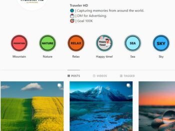 97K World Travel Instagram Account for Sale