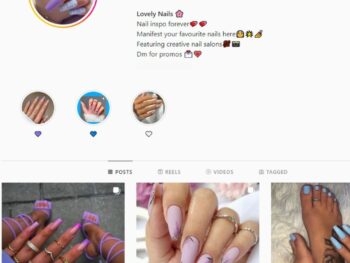 100K Beauty Nails Instagram Account for Sale