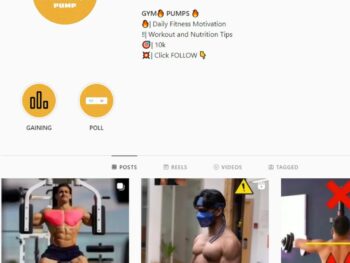10K Gym Fitness Instagram Account for Sale