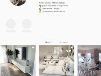 110K Home Decor / Interior Design Instagram Account for Sale