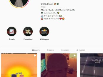 120K Chill Music Instagram Account for Sale
