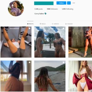 198K Curvy Babes Instagram Account for Sale