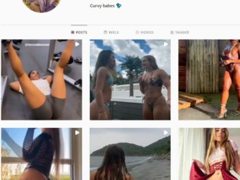 198K Curvy Babes Instagram Account for Sale