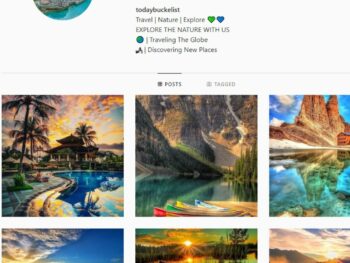 20K Landscape Travel Instagram Account for Sale