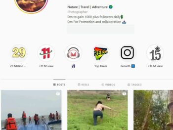 330K Nature Travel Instagram Account for Sale