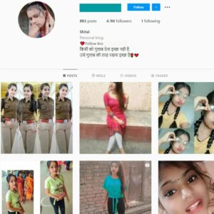 4.1M Indian Models Instagram Account for Sale