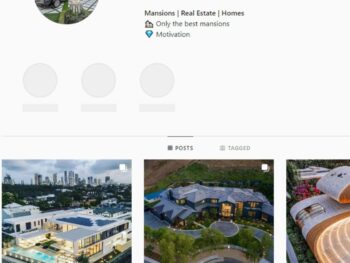 50K Luxury Homes Instagram Account for Sale