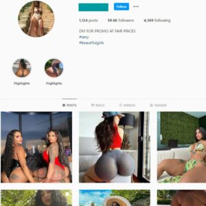 59K Models Babes Instagram Account for Sale