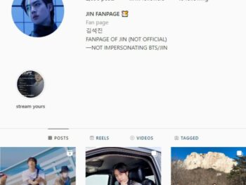 1.7M BTS Jin Fan Instagram Account for Sale