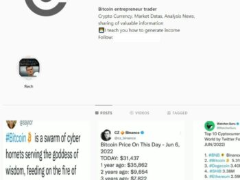 10K Bitcoin News Instagram Account for Sale