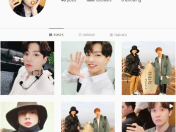 160K BTS Jung kook Fan Instagram Account for sale