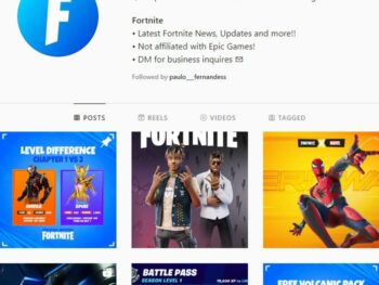 160k Fortnite Gaming Instagram Account for sale
