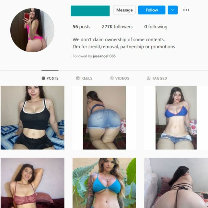 270K Babes Models Instagram Account for sale