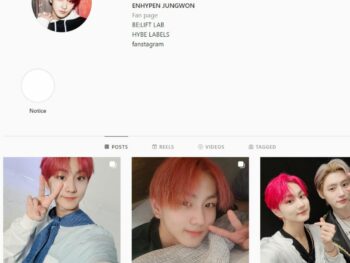 270K Jungwon K-Pop Instagram Account for Sale