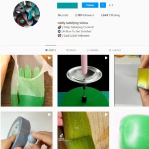 2K Satisfying Videos Instagram Account for Sale