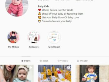 70K Babies Kids Instagram Account for Sale