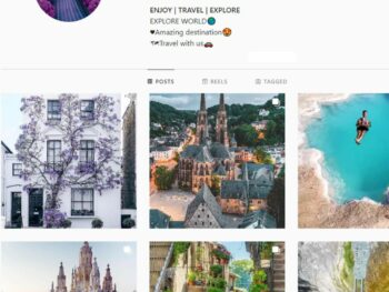 80K Travel Explore Instagram Account for Sale