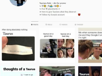 99K Astrology Zodiac Instagram Account for Sale