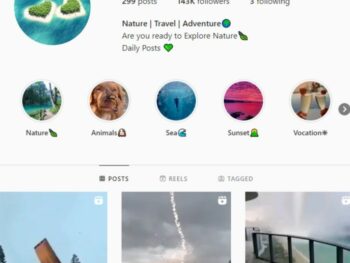 140K Nature Travel Instagram Account for Sale