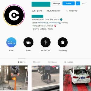 160k Tech Instagram Account for sale