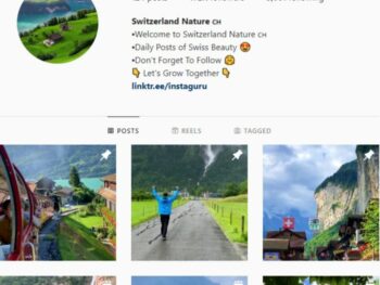170k Travel Switzerland Instagram Account for sale