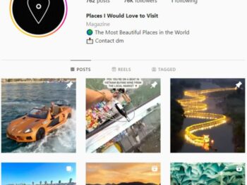 185k Travel Destinations Instagram Account for sale