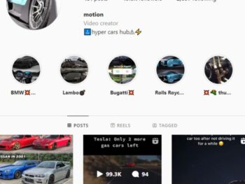 48K Supercars Instagram Account for sale
