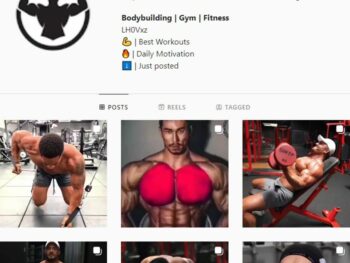 50K Male Fitness Gym Instagram Account for sale