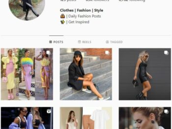 100K Fashion Outfits Instagram Account for sale
