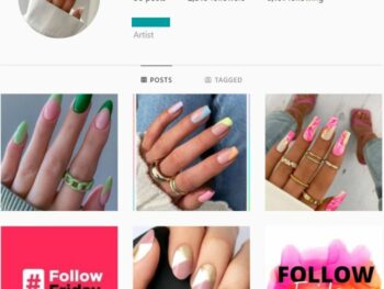 2.1K Nails Makeup Instagram Account for sale