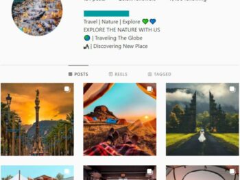 20K Travel Destinations Instagram Account for sale
