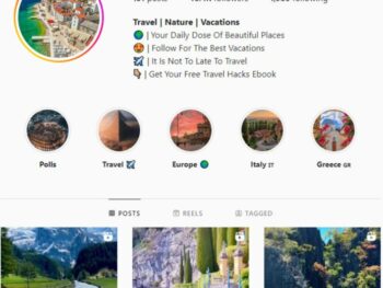 40k Travel Destinations Instagram Account for sale